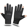 Men's Mountain Bike Gloves - Top-Rated Black Gloves for Winter Cycling - Black A