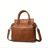 women's tote bag -retro tote bags for working women - Brown