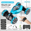 4WD Stunt RC Car Climbing Radio Controlled Car Electronic Toys for Kids - blue double
