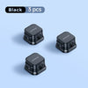 Joyroom 3/6Pcs Magnetic Cable Clips Cord Holder - Adhesive Cable Clips - 3 Pcs Black