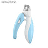 Pet Nail Clippers - Dog and Cat Electric Nail Clippers - Light blue