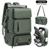 Hiking Backpack- Large Capacity Waterproof Multifunctional Hiking Mountaineering Bag - Large Army Green