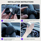 1pc Car Steering Wheel Push Assist Ball, Non-slip Silicone Electric Handle Steering Wheel Rotator, 360° Rotation Multi-function Labor-Saving One-Hand Steering Assist, All Cars (Black) RudysGalaxy