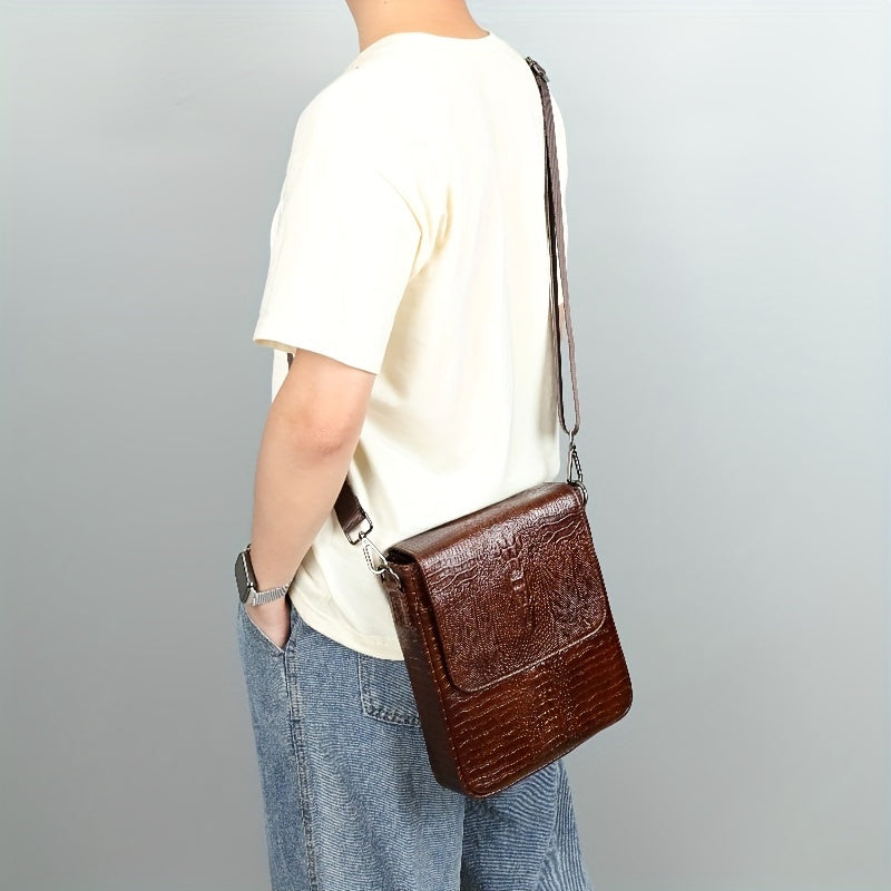 genuine leather crossbody bag