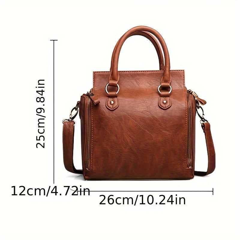 Women's Bag New Tote Retro Storage Bag Shoulder Crossbody Bag RudysGalaxy