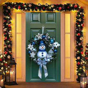 Snowman Christmas Wreath - Charming Head Wreath & Holiday Snowmen RudysGalaxy