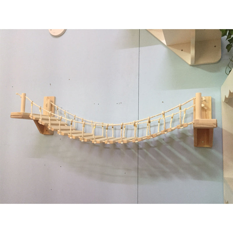 Cat Wall Furniture Pine Wall Hanging - Cat Bridge