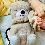 1pc, Music Breathing Otter Toy - Ottor Plush Toy, custom plush doll, breating ottor toy, ottor plush toy,