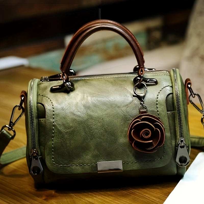 genuine leather crossbody bag