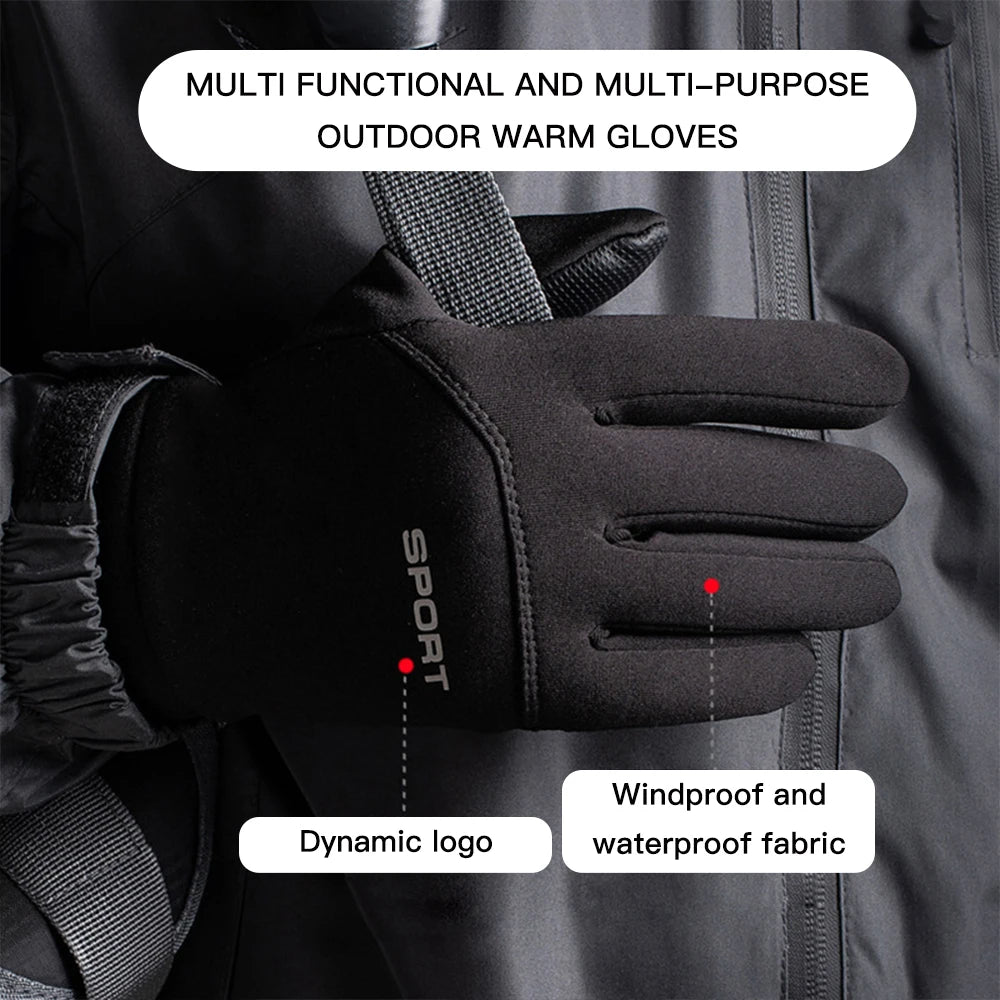 Men's Mountain Bike Gloves - Top-Rated Black Gloves for Winter Cycling Rudysgalaxy