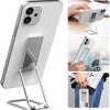 Phone Holder Ring Buckle Retractable Desktop Cellphone Stand - A Silver