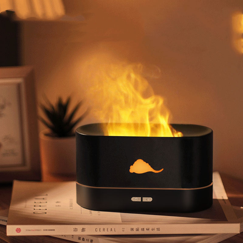 New Flame Humidifier Aromatherapy Machine RudysGalaxy