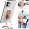 Phone Holder Ring Buckle Retractable Desktop Cellphone Stand - A Rose Gold