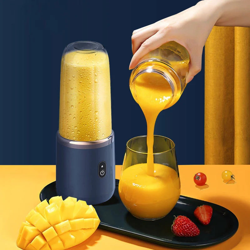 6 Blade Portable Juicer Blender USB Smoothie Blender- Fresh Blender Cup, blender cup, cup blender, blender cups, fresh juice blender, juice blender, juicer blender