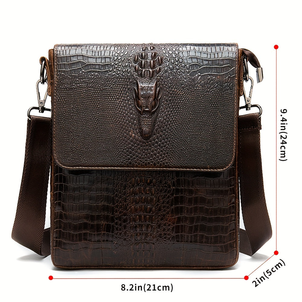 genuine leather crossbody bag