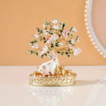 Vintage Style Rabbit & Cherry Blossom Tree Design Jewelry Box - Ideal Gift Storage SolutionProduct Detail temu