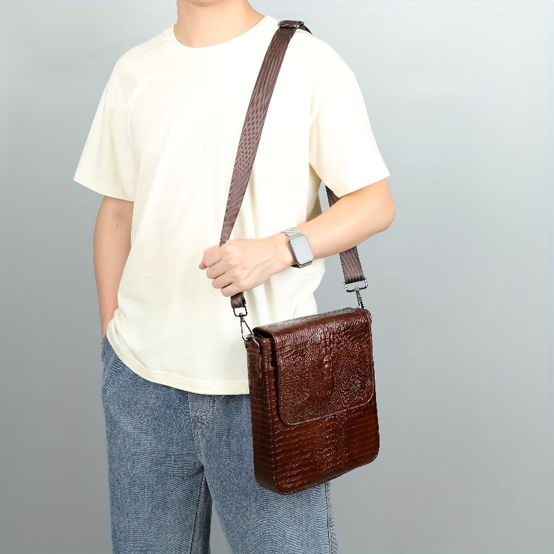 genuine leather crossbody bag