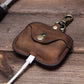 leather airpods case