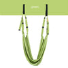 Adjustable Yoga Strap Aerial Hammock Swing Stretching Strap Anti-Gravity Inversion Yoga Hammock Belts Gym Yoga Accessor - green