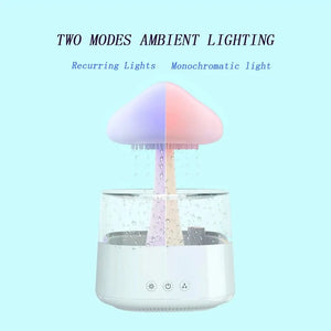Household Decoration Mushroom Rain Humidifier - Mushroom Diffuser,mushroom rain humidifier, mushroom humidifier with rain, mushroom diffuser, rain drop humidifier