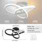 Household LED Chandelier Three Colors Lamp Modern Style Ceiling Lamp Bedroom Light Surface Installation 220v Dining Room Lamp Rudysgalaxy