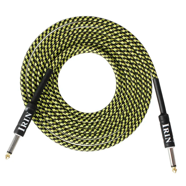 IRIM 3M Best Guitar Cables String Instrument Accessories No Noise Audio Wire Cord, 3.5 mm audio cable, best guitar cable, best guitar patch cable, coil guitar cable, patch cable guitar, coiled guitar cable, base guitar cable, best guitar cables, wireless guitar cable, guitar instrument cable, best guitar cable, electric guitar cable,