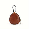 1pc Genuine Leather Coin Purse - Vintage Cowhide Zipper Key & Coin Storage Bag for Men - Perfect Gift Idea - 8061-coffee Color