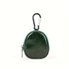 1pc Genuine Leather Coin Purse - Vintage Cowhide Zipper Key & Coin Storage Bag for Men - Perfect Gift Idea - 8061-green