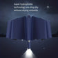 Compact Umbrella-Wind Resistant Umbrella with LED Flashlight-  Adjustable, Folding & Rotating