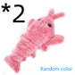 Pets Electric Jumping USB Charging Lobster Toy - Pets Funny Cat Plush Toy, lobster toy, dog lobster toy, cat lobster toy, funny cat toys, funny cat toy, cat plush toy, black cat plush toy, plush cat toys, plush cat toy, toy plush cat, shrimp toy,