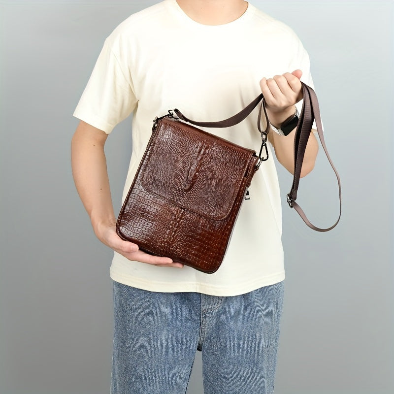 genuine leather crossbody bag