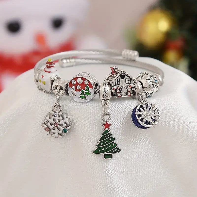 Christmas Bracelets - Charming Jewelry with Holiday Beads & Charms