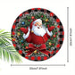 Wooden Christmas Wreath: Charming Wall and Garden Holiday Decor