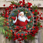 Wooden Christmas Wreath: Charming Wall and Garden Holiday Decor