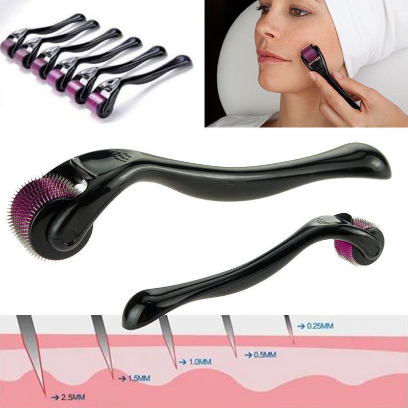 Derma Roller for Beard- Titanium Micro Needle Roller Facial Hair Regeneration Growth 
Skin Care