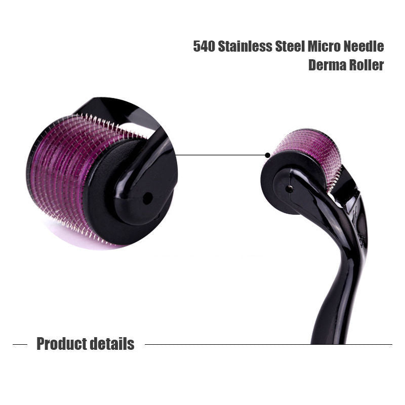 Derma Roller for Beard- Titanium Micro Needle Roller Facial Hair Regeneration Growth 
Skin Care