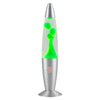 Small Night Light Lava Lamp - Clear water green wax