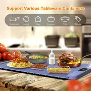 Portable Heating Pads-Electric Food Warmer Tray for Parties, Buffets, Family Gatherings.