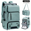 Hiking Backpack- Large Capacity Waterproof Multifunctional Hiking Mountaineering Bag - Large Light Green