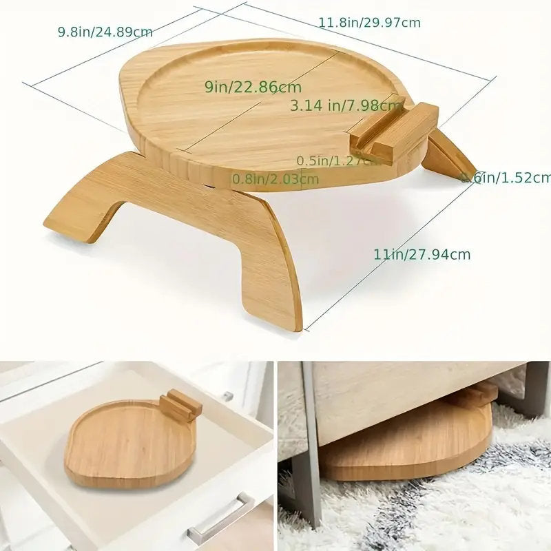 Sofa Armrest Tray Coffee Table Tray