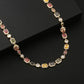 Gemstone Chain 10mm Colorful cubic Zirconia Necklace