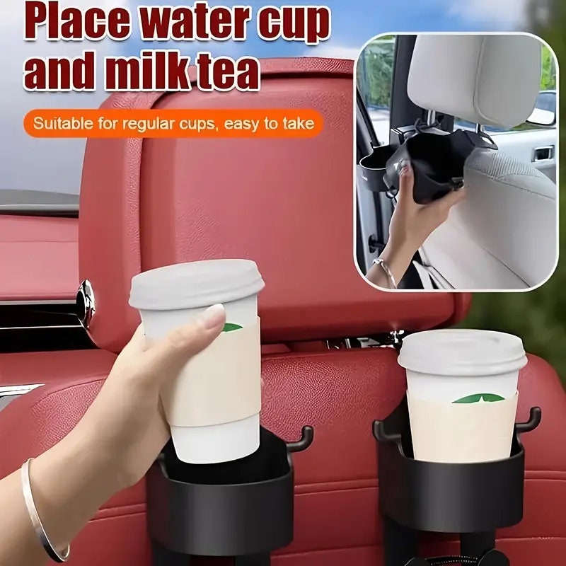 Multifunctional Car Seat Hooks 3 in 1 Car Seat Cup Holder-Phone Holder, car seat cup holder, seat hooks for car, cup holder car seat cup holder for car back seat, britax car seat cup holder, seat hooks for car, purse hook for car, car seat hooks, car seat hook, phone holder