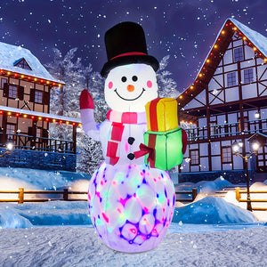 Outdoor Christmas Decorations Snowman: Large LED Snowman for Yard