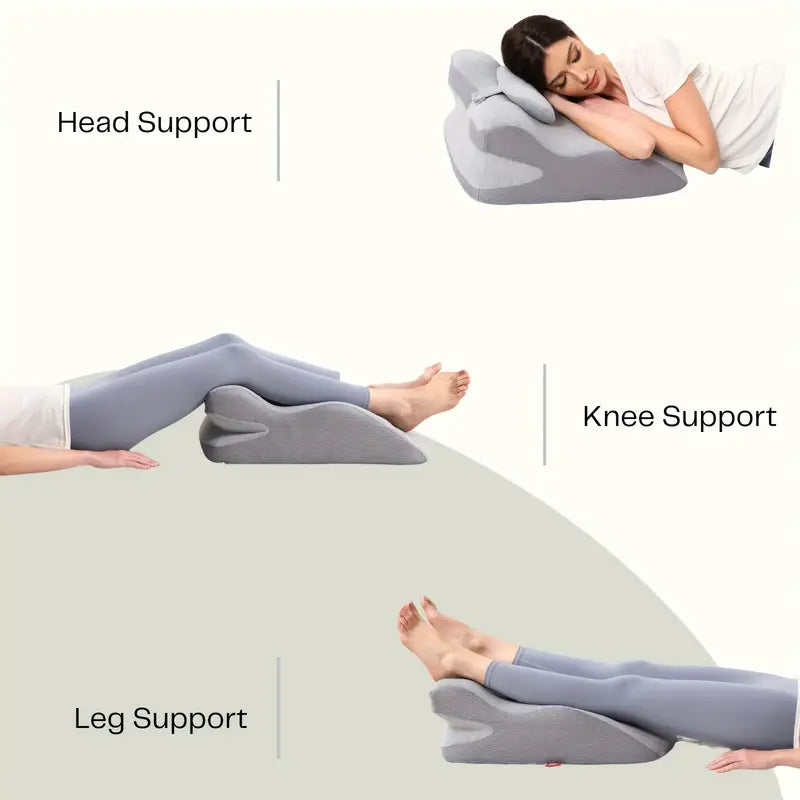 Adjustable Wedge Bed Pillow for Leg, Back, and Neck Support Comfort