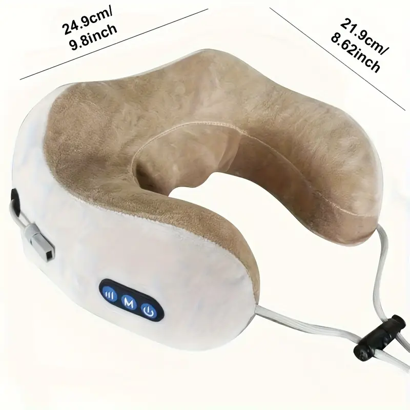 Massage Pillow- U-Shaped Massagers for Neck and Shoulder with Heat