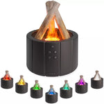 Simulated Flame Aroma Diffuser - Flame Diffuser Humidifier, flame aroma diffuser, aroma diffuser, aroma 360 diffuser, aroma diffusers, homedics serenescent aroma  diffuser, flame diffuser humidifier, flame mist humidifier