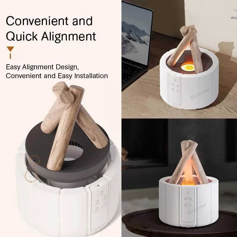 Simulated Flame Aroma Diffuser - Flame Diffuser Humidifier, flame aroma diffuser, aroma diffuser, aroma 360 diffuser, aroma diffusers, homedics serenescent aroma diffuser, flame diffuser humidifier, flame mist humidifier