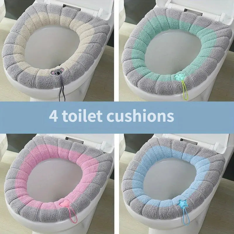 Toilet Seat Cushion for Comfort – Soft, Cushioned Round & Elongated Seats