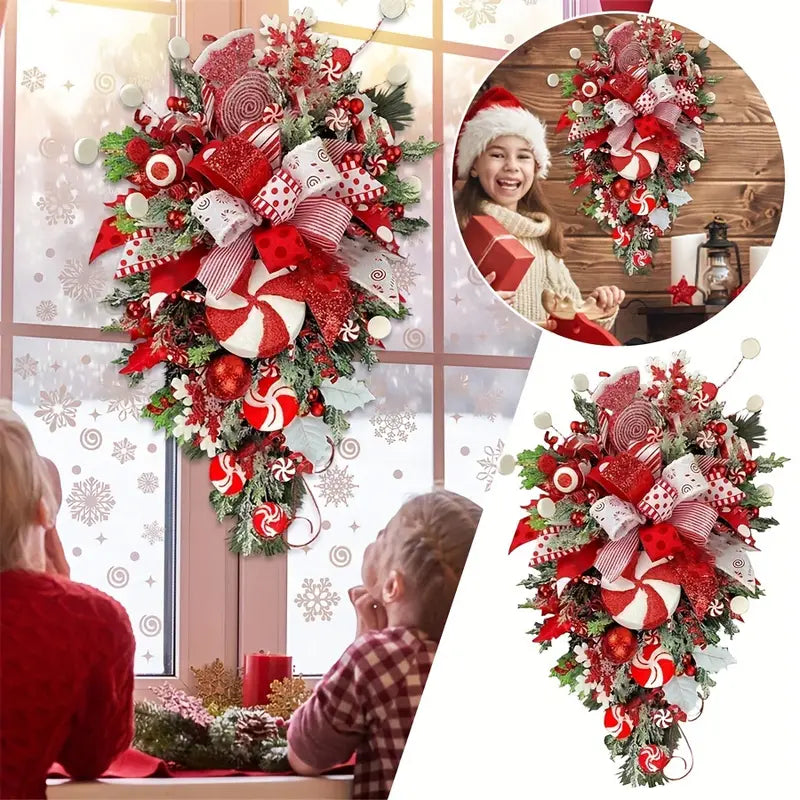 Christmas Wreath on Door: DIY, Large & Versatile for Any Space