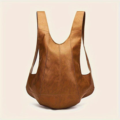 Vegan Leather Bags- Stylist Retro Backpack for Cycling-Cycling Bag